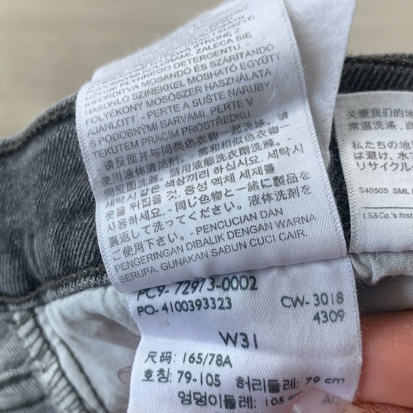 Levi’s Faded Black Midi Denim Skirt - Picture 8 of 12